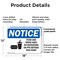 Signmission Food And Drink Area No Biohazards OSHA Notice Sign, Plastic, 18in W x 12in L, 2PK OS-2PACK-NS-P-1218-L-12814 - alternate 5